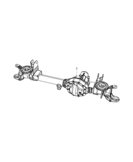 Magna Steyr 275mm 4.44 Ratio Reman Front Differential for RAM 4500 & 5500