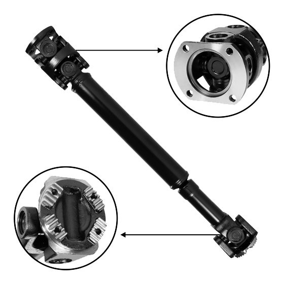 USA Standard Gear, Dodge 2500/3500 Front Driveshaft, 2003-2013 ZDS9540 (Z52123326AD)